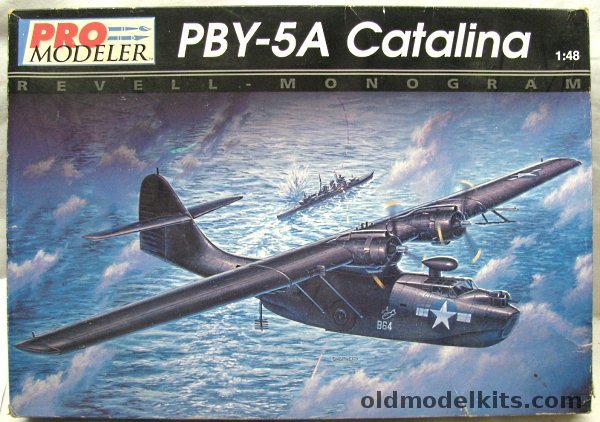 Monogram 1/48 PBY-5A Catalina Black Cat Pro Modeler, 85-5934 plastic model kit